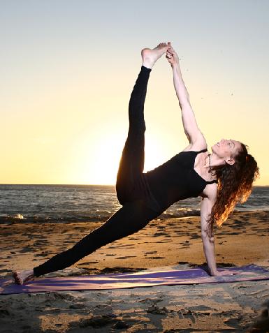 Yoga Pose by Yoga instructor